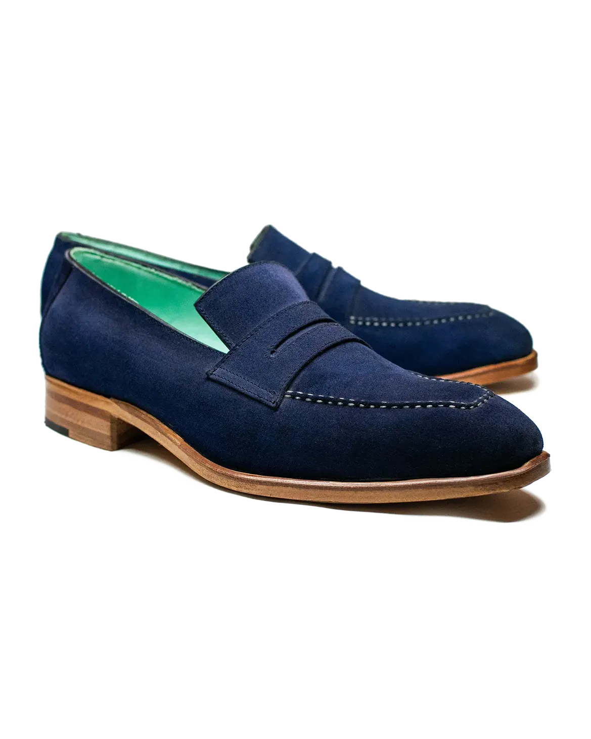 Escarpin 123 (Gamuza Azul)